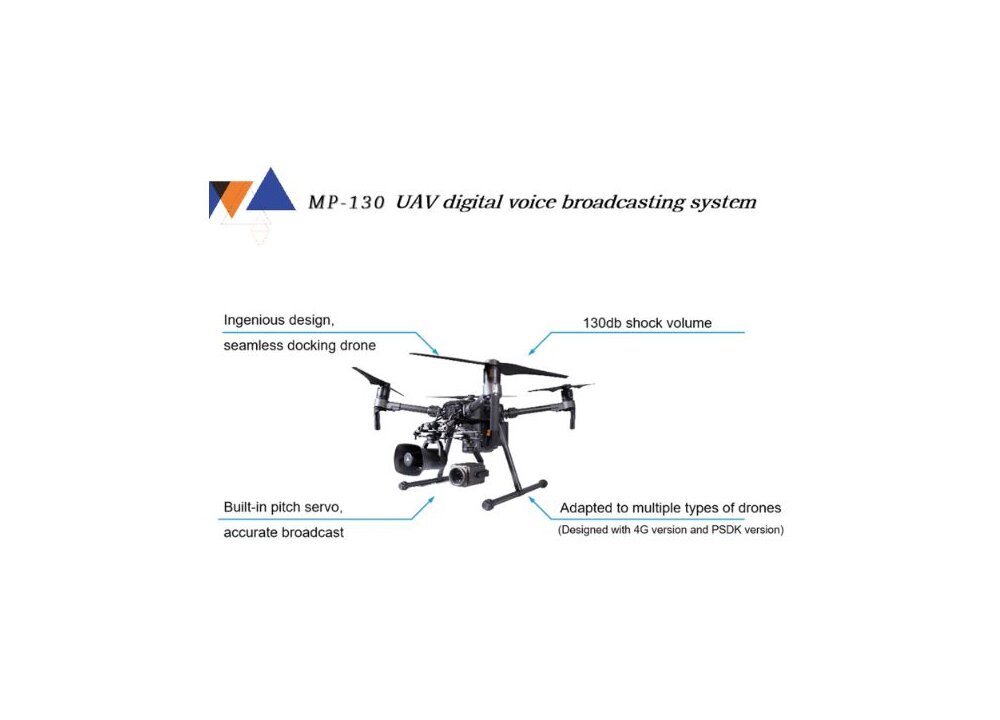 CZI - DJI M300 Lautsprechersystem MP-130 V2 – Bild 3