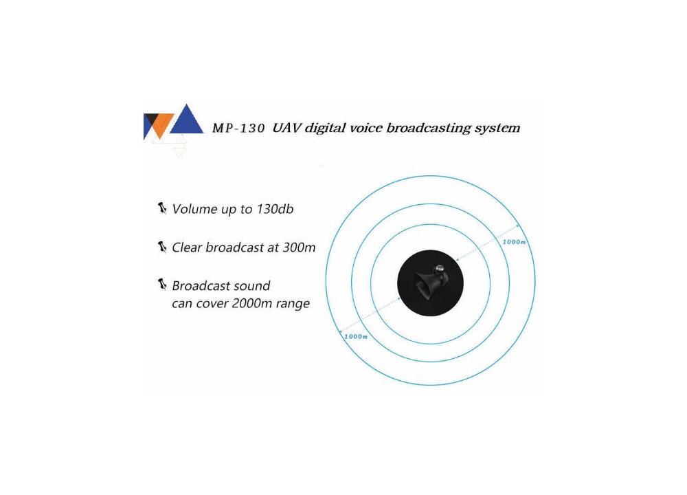 CZI - DJI M300 Lautsprechersystem MP-130 V2 – Bild 4