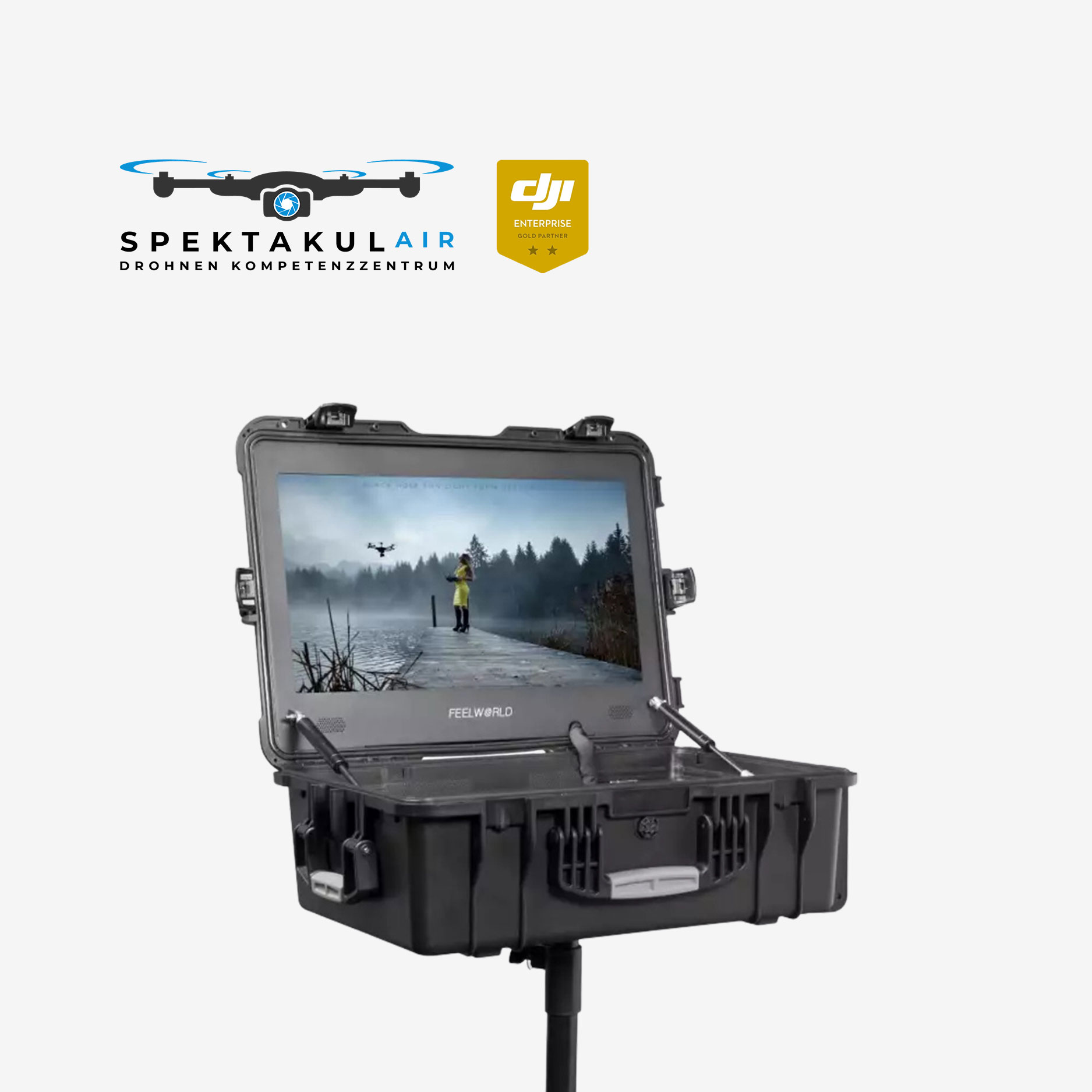 Zusatzmonitorset - Feelworld 21,5" Zoll im Koffer – Bild 2