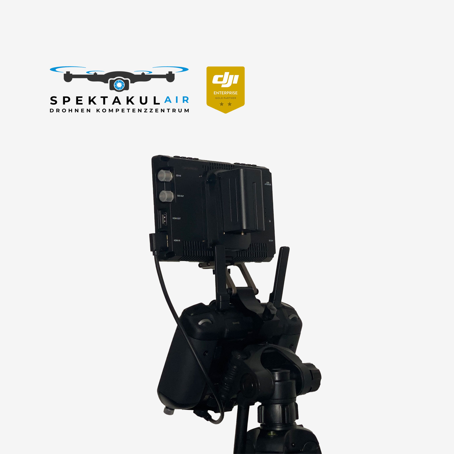 Zusatzmonitorset - Fieldmonitor 7" Zoll 2200cdm², incl. Ladegeräte, 2 Akkus und Halterung für DJI RC Pro – Bild 2