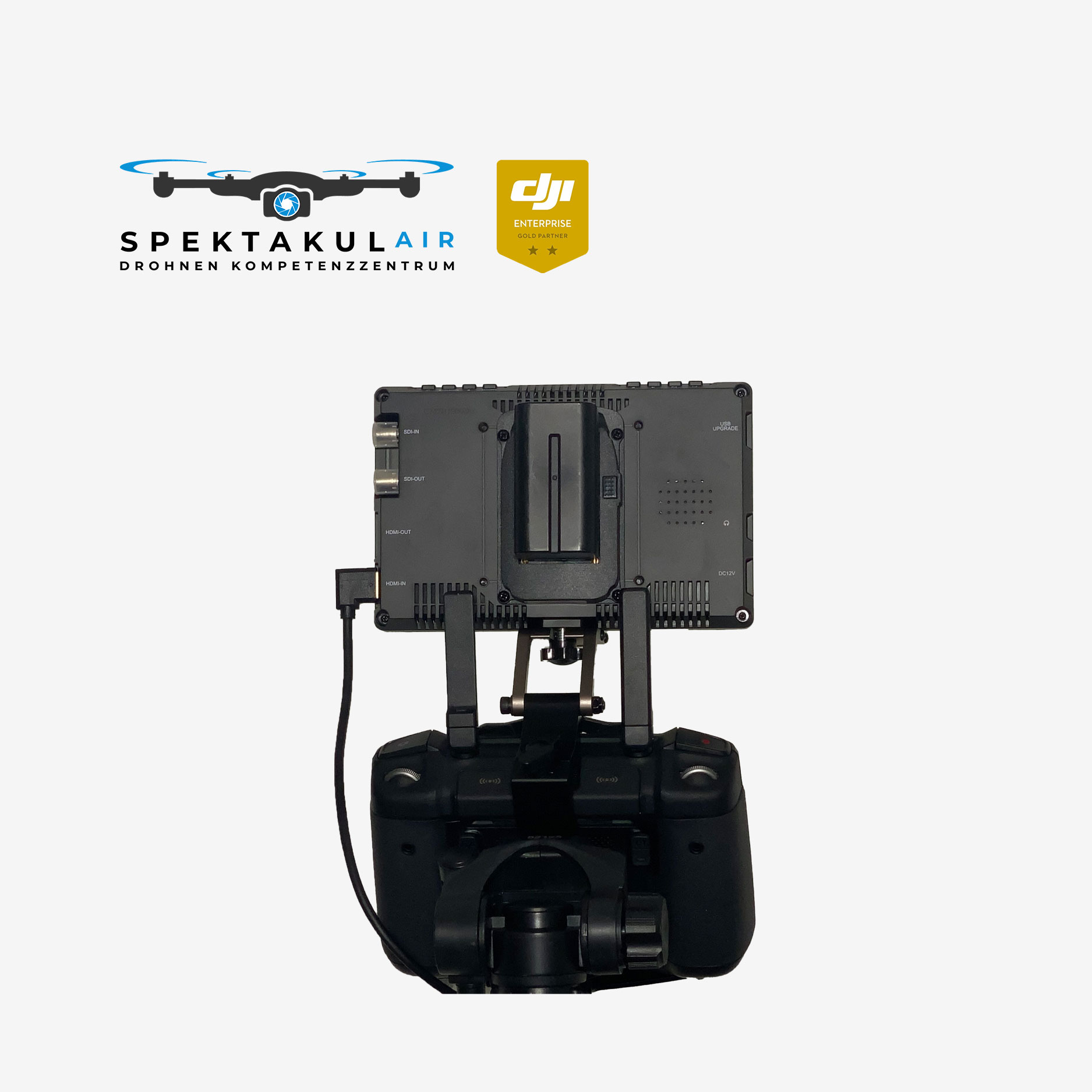 Zusatzmonitorset - Fieldmonitor 7" Zoll 2200cdm², incl. Ladegeräte, 2 Akkus und Halterung für DJI RC Pro – Bild 3