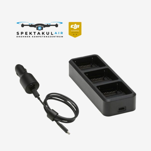 DJI Mavic 3 KFZ Ladeset (DJI 65W Ladegerät + Akkuladestation)
